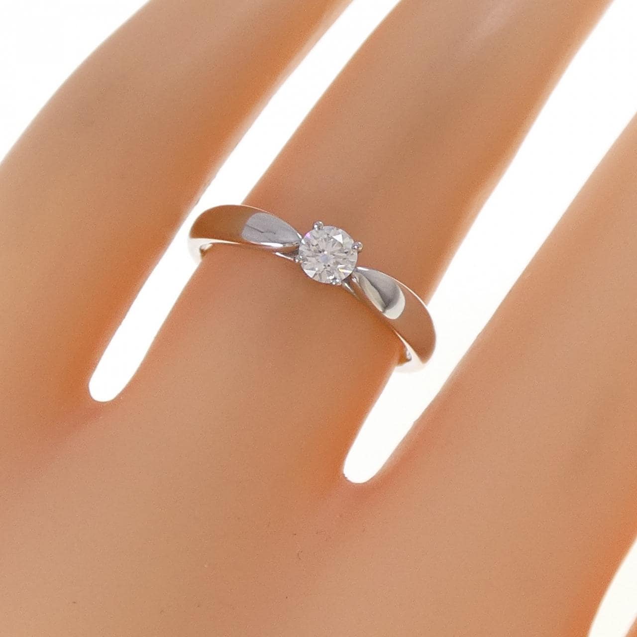 ティファニー ハーモニー リング 0.20CT F VS2 3EXT