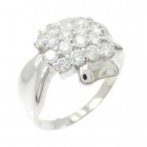 PT900 パヴェ ダイヤモンド リング 1.00CT