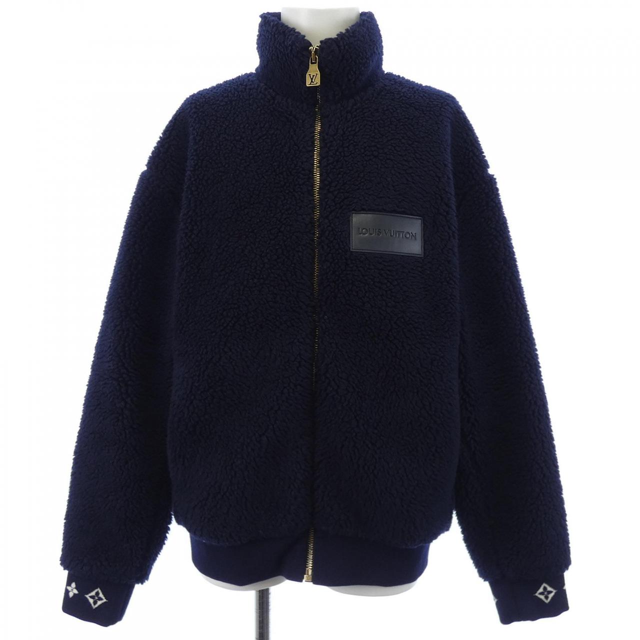 ルイヴィトン LOUIS VUITTON レザーパッチフリースブルゾン HSY42WTDK ブルゾン