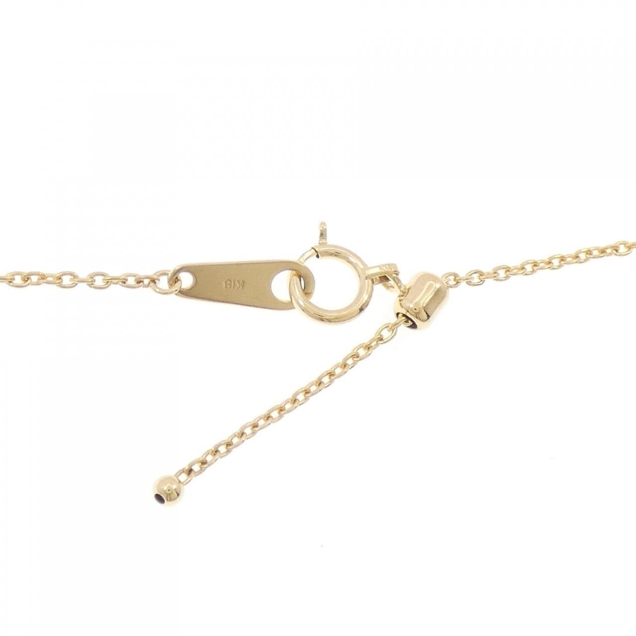 K18YG ダイヤモンド ネックレス 0.39CT