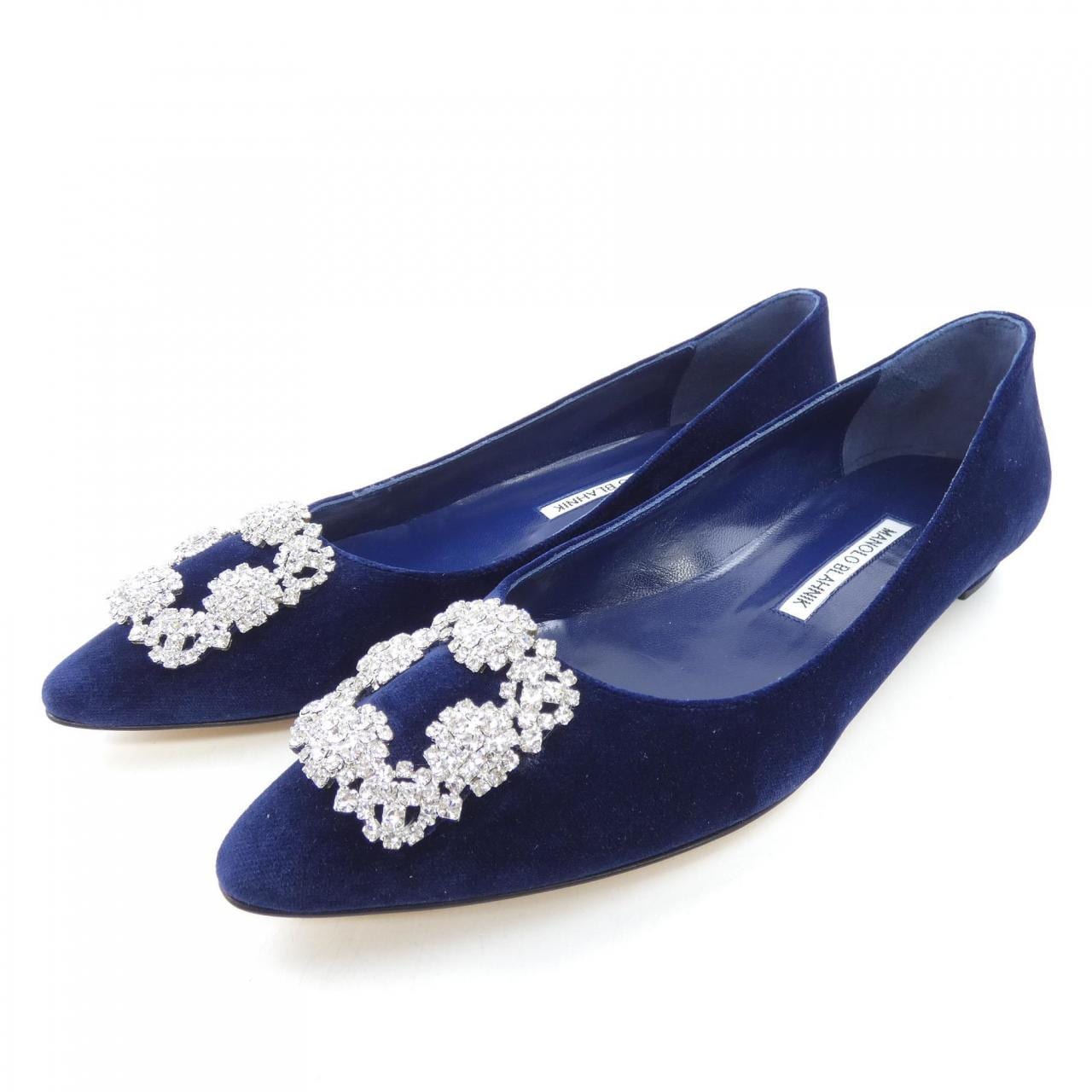 マノロブラニク MANOLO BLAHNIK HANGISIFLAT ハンギシフラット フラットシューズ