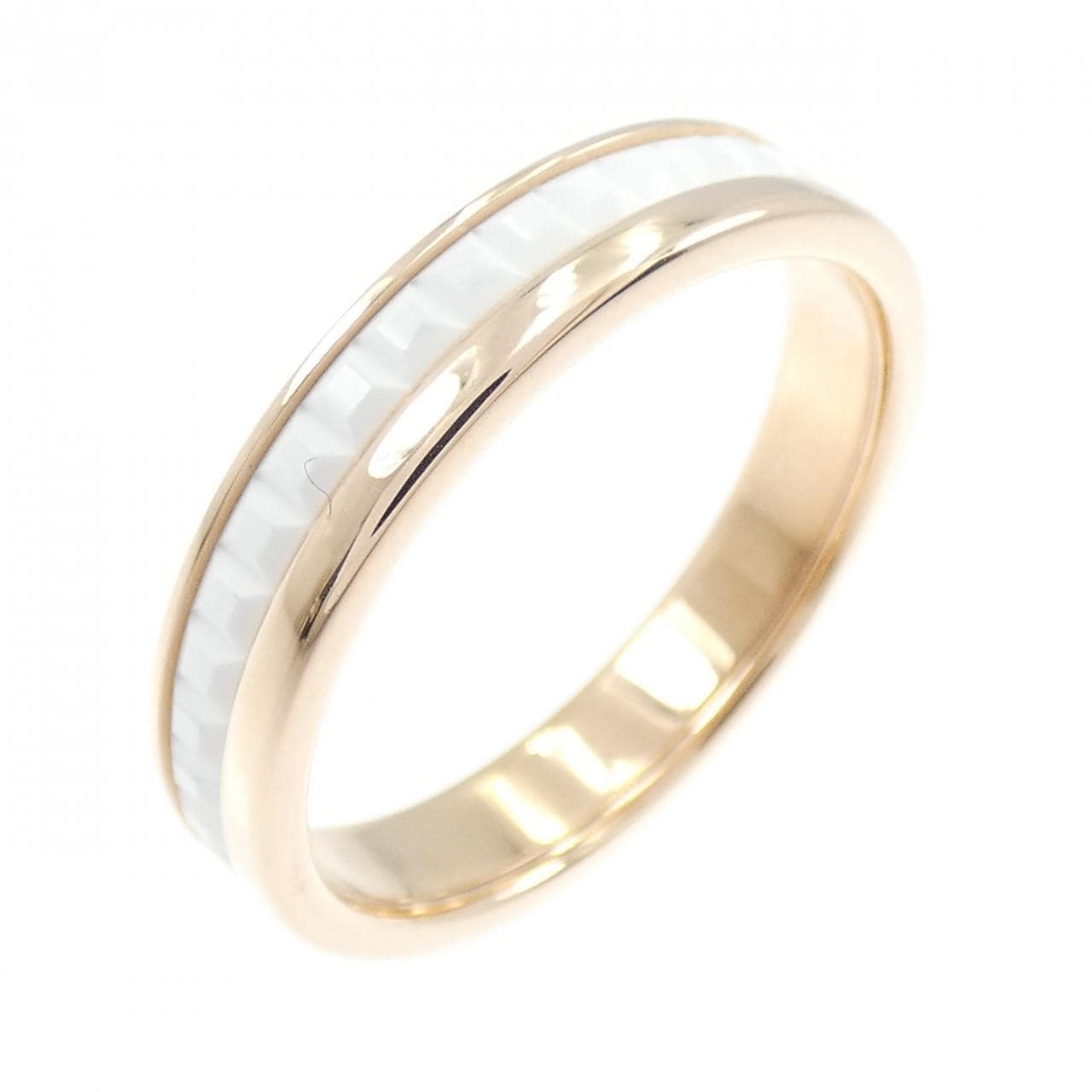 ブシュロン キャトル ホワイト リング