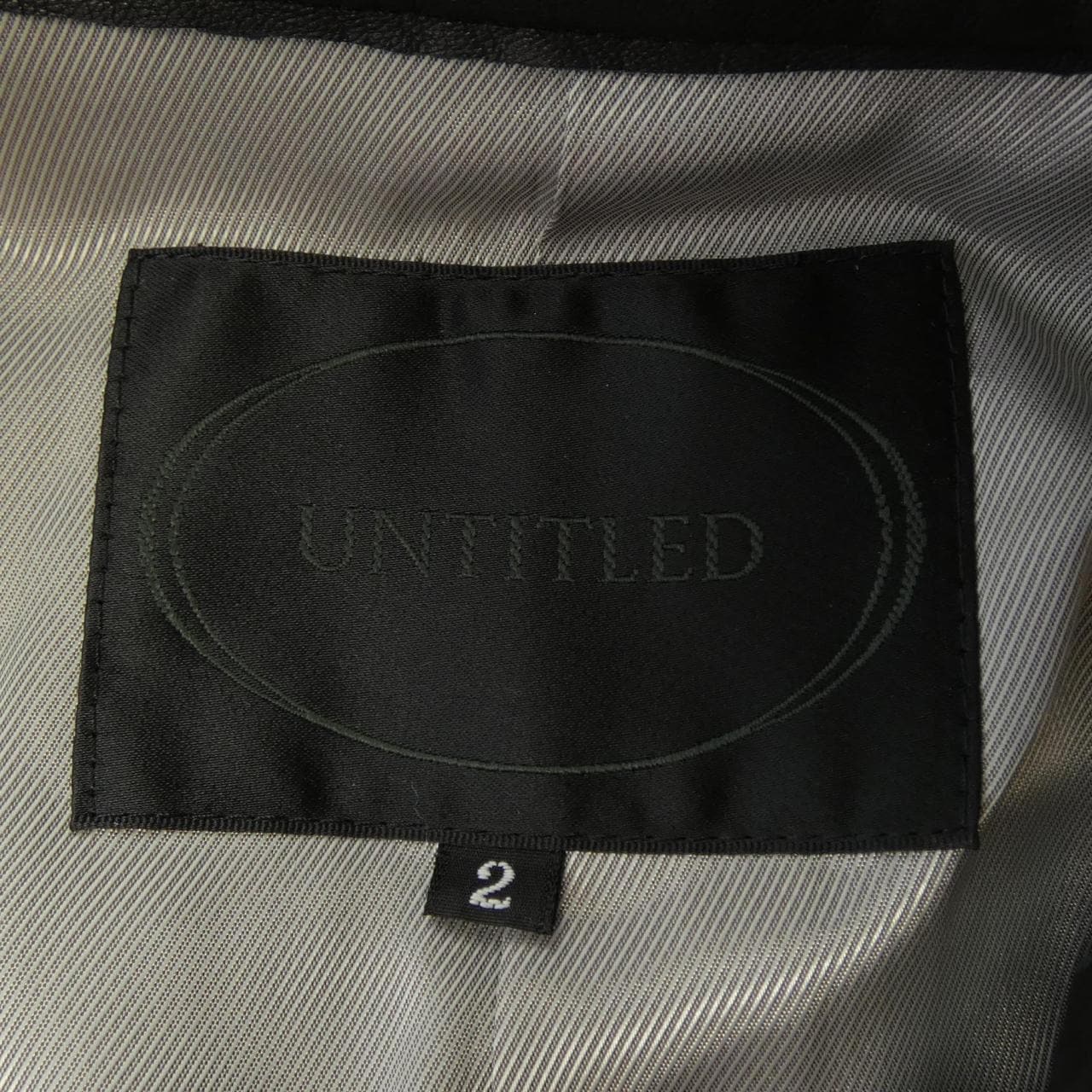 アンタイトル UNTITLED レザーライダースジャケット