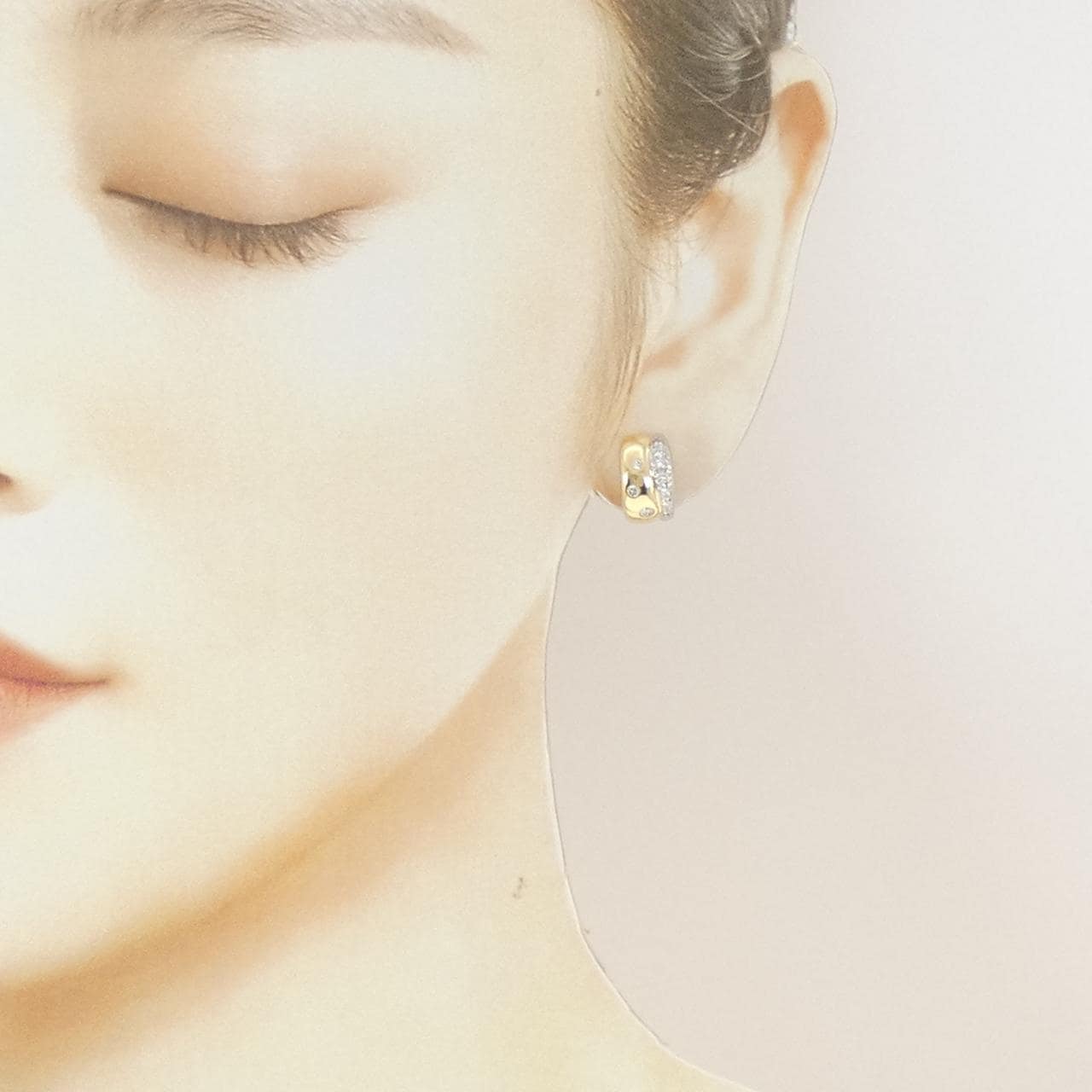タサキ ダイヤモンド イヤリング 0.30CT