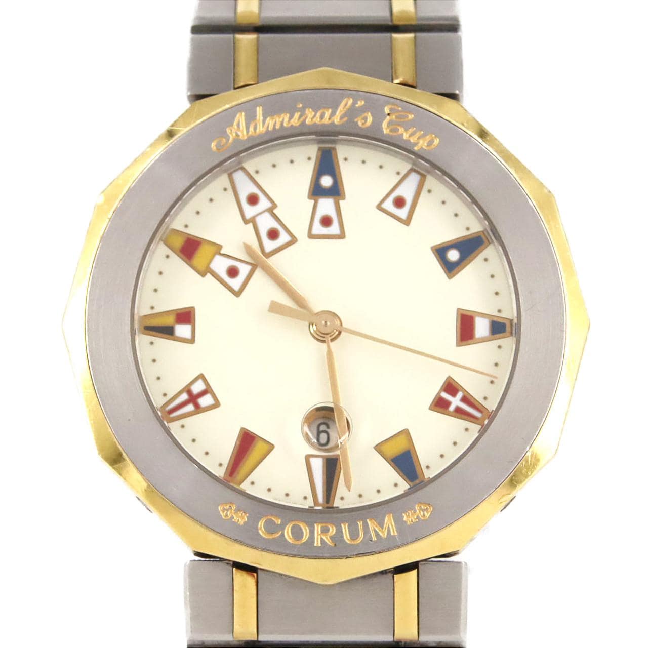 【ノーメンテナンス還元価格】コルム アドミラルズカップ コンビ 99.810.21.V-52 SSxYG クォーツ