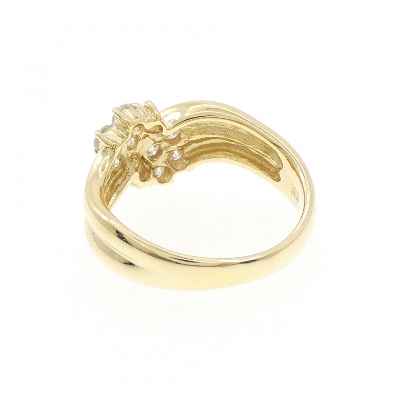 K18YG ダイヤモンド リング 0.54CT