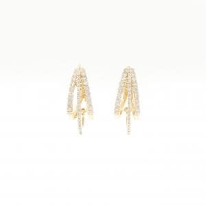 K18YG ダイヤモンド ピアス 0.80CT