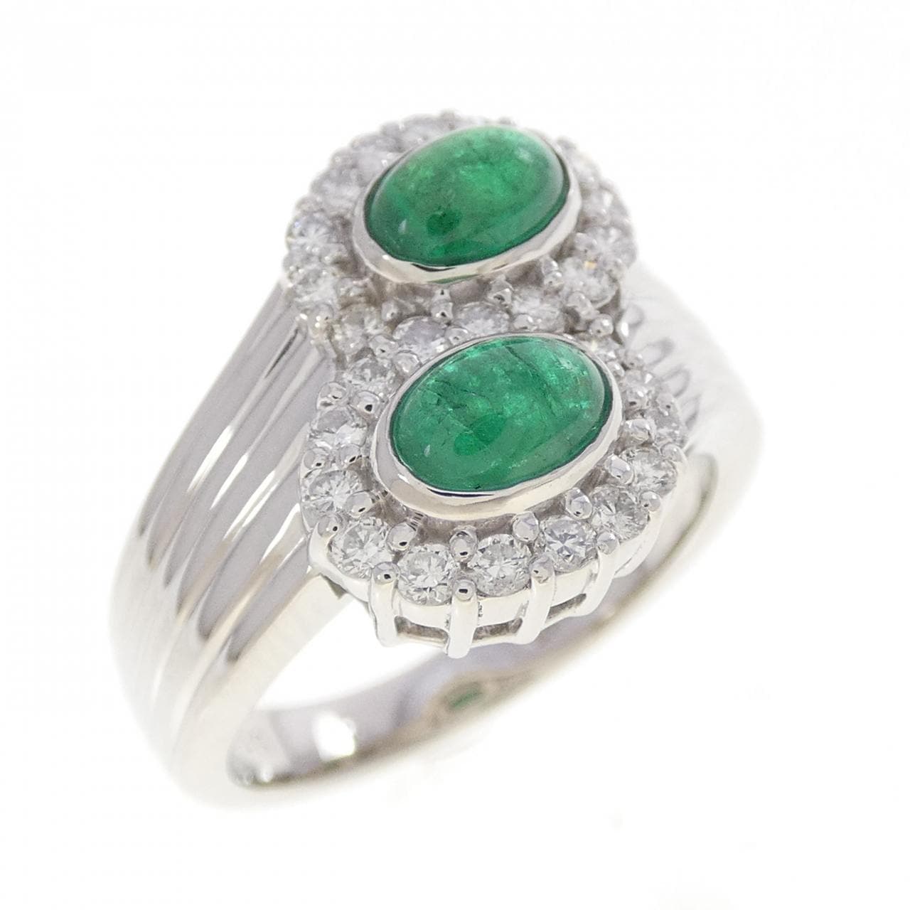 PT900 エメラルド リング 0.97CT