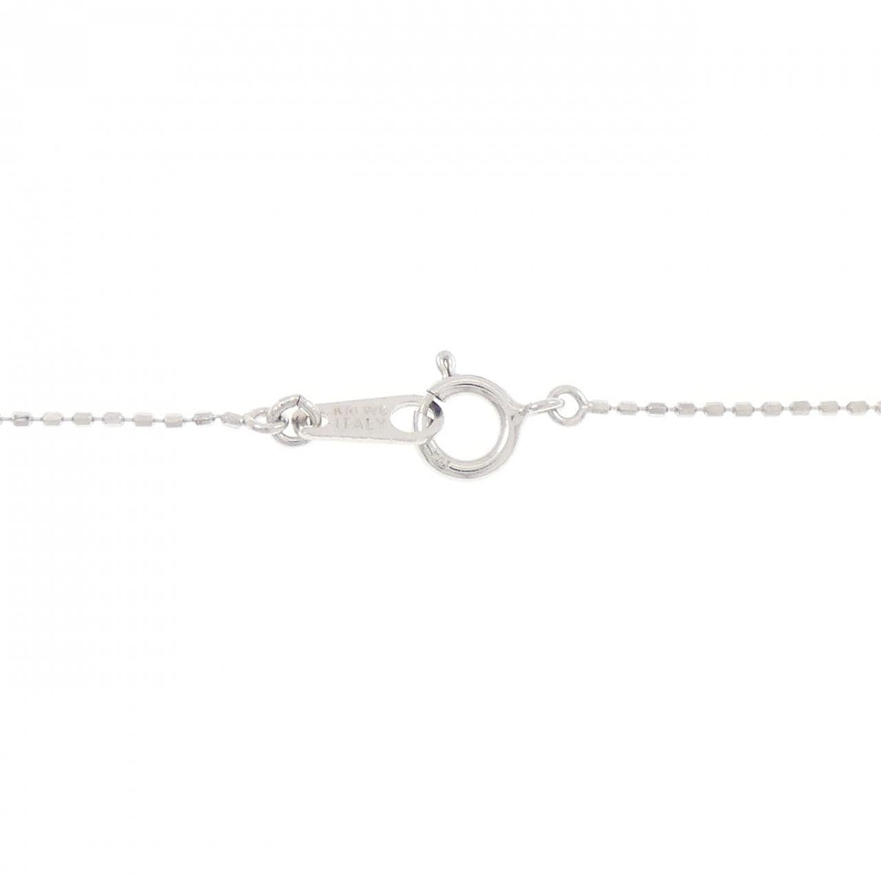 K10WG ダイヤモンド ネックレス 0.10CT