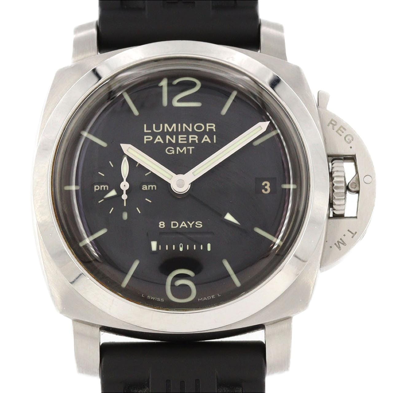 【ノーメンテナンス還元価格】パネライ ルミノール1950 8DAYS GMT PAM00233 SS 手巻
