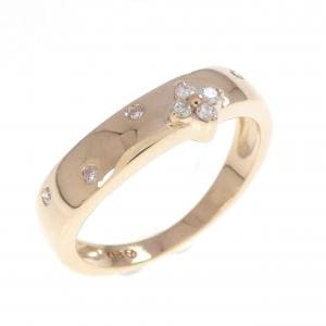 K18PG ダイヤモンド リング