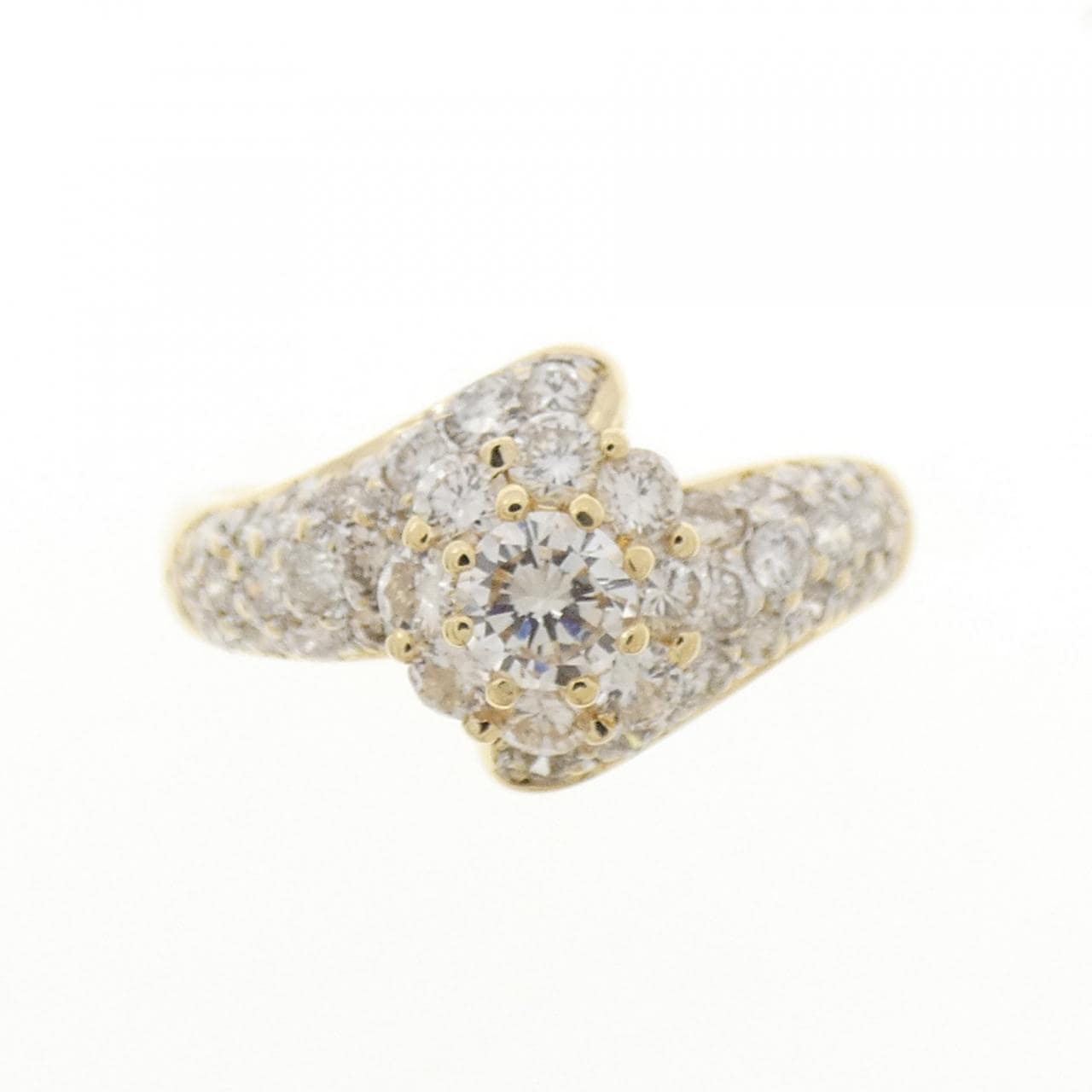 750YG/750WG ダイヤモンド リング 1.00CT