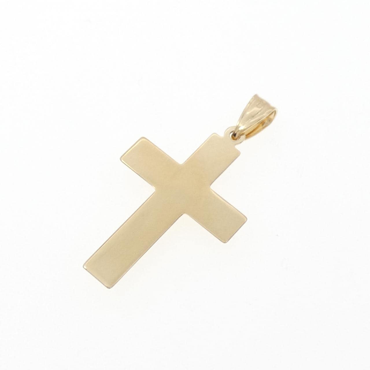 K18YG cross pendant