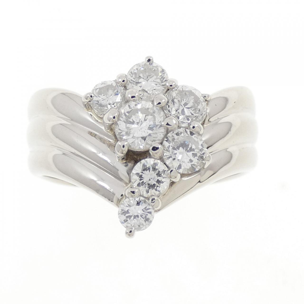 PT900 ダイヤモンド リング 1.04CT