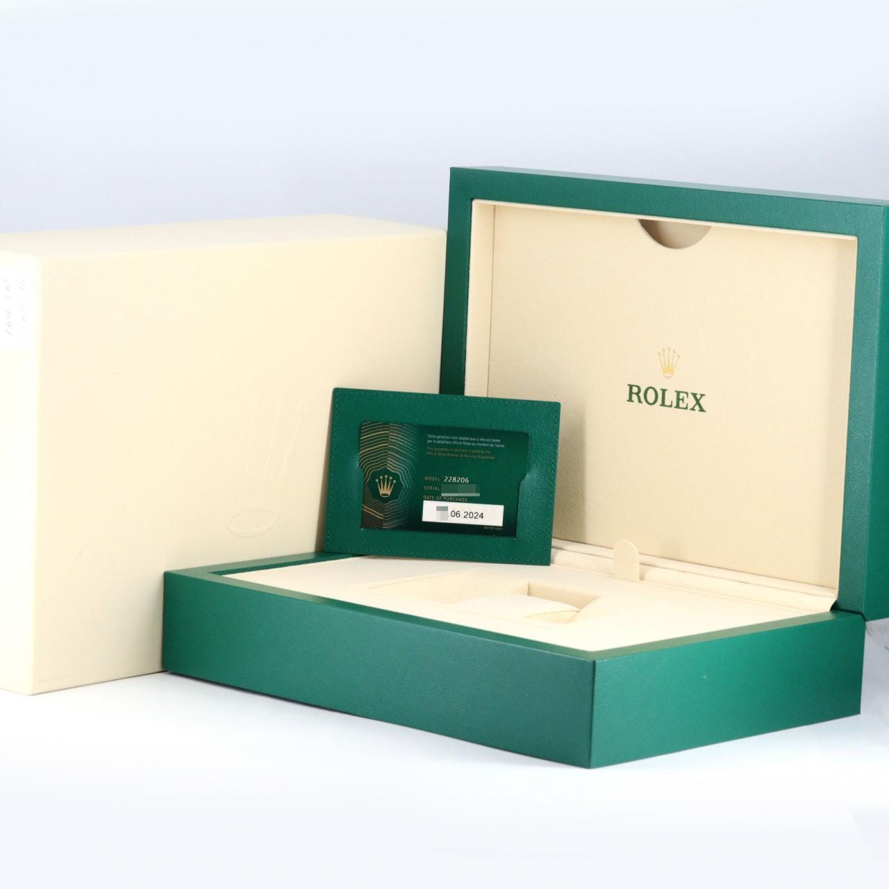 ロレックス デイデイト 228206 PT 自動巻 ランダム番