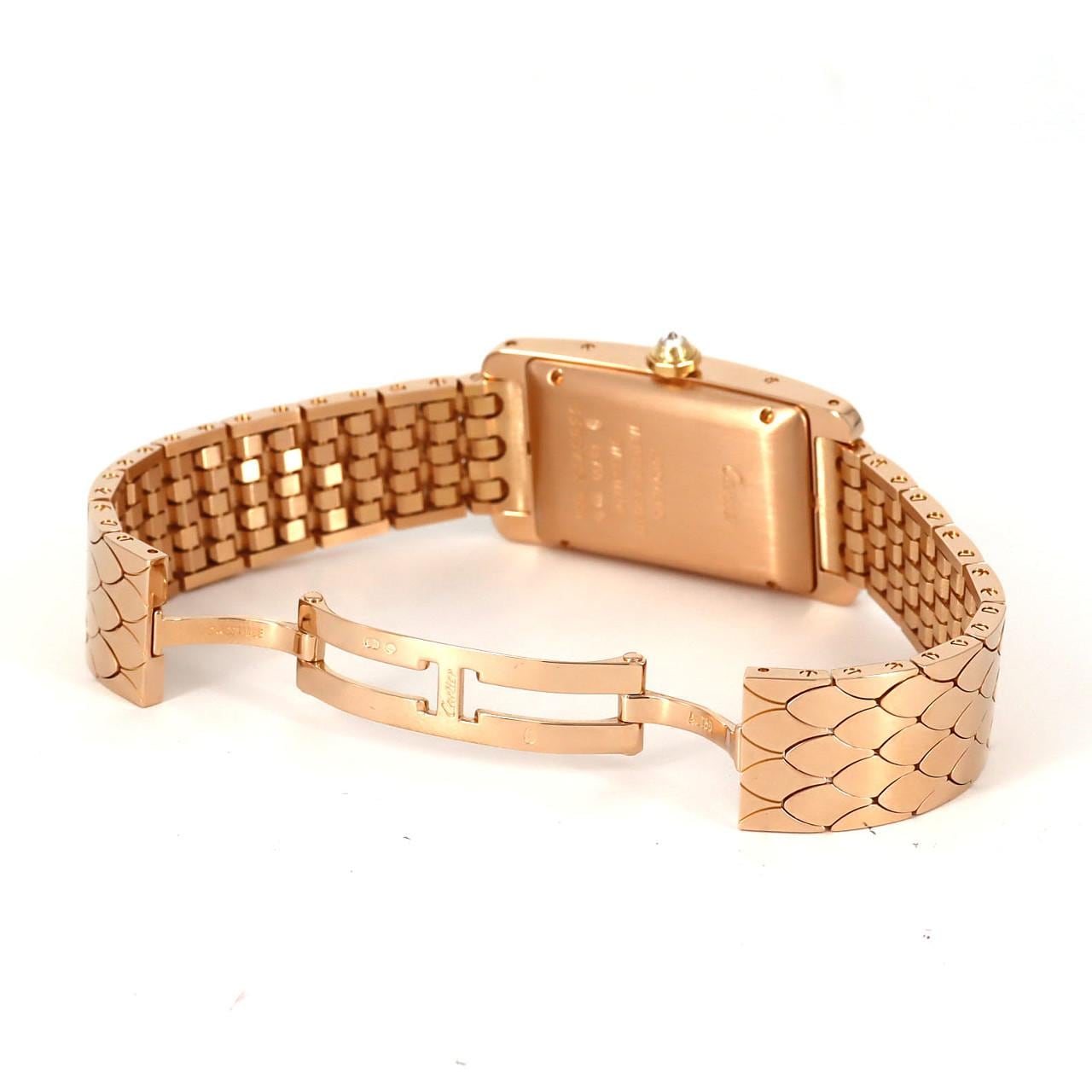 カルティエ タンクアメリカンMM PG/2D WB710010 PG･RG 自動巻