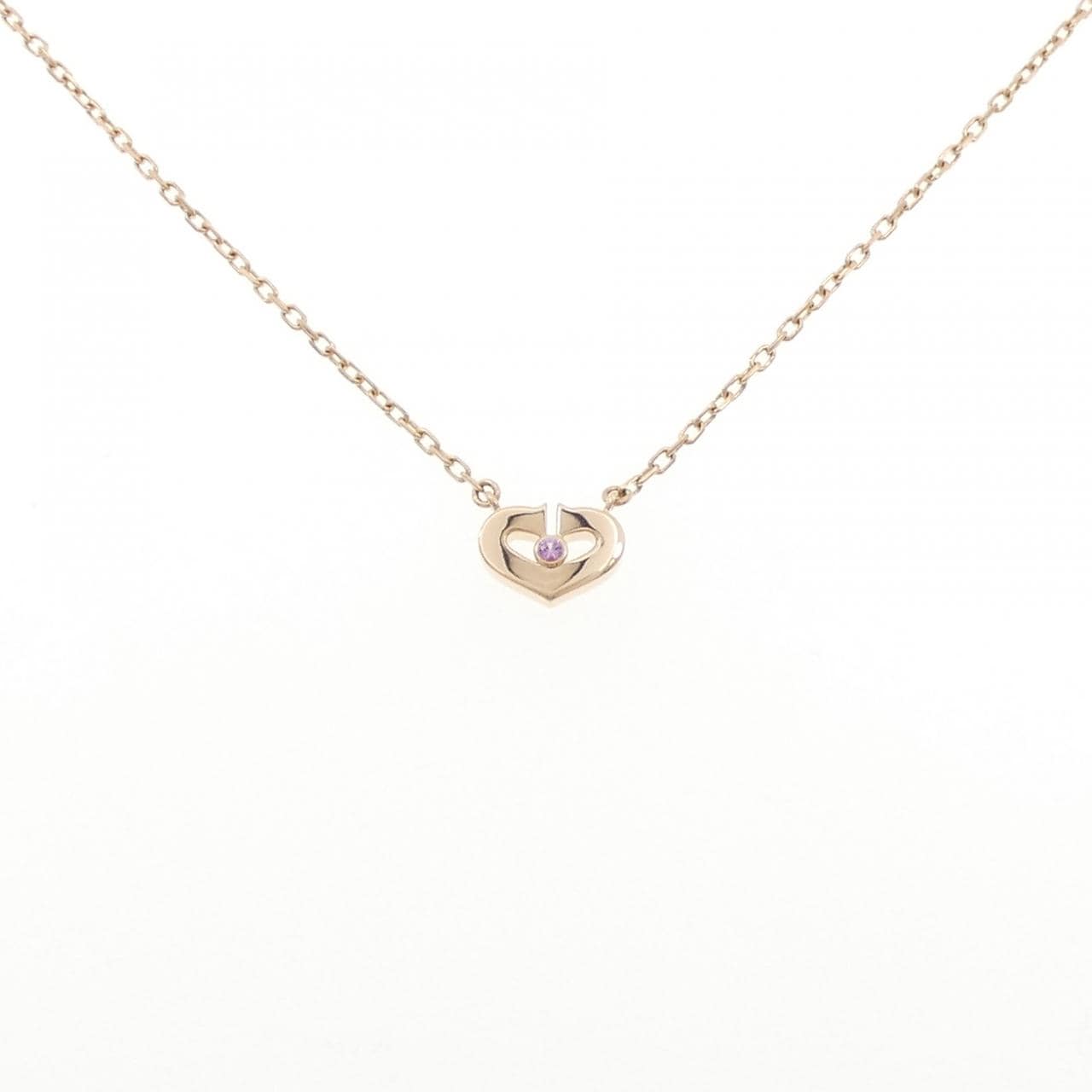 カルティエ Cハート ネックレス