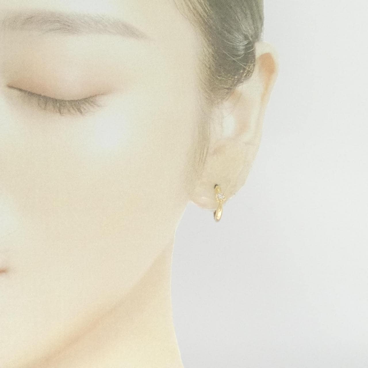 K18YG ダイヤモンド ピアス 0.2CT