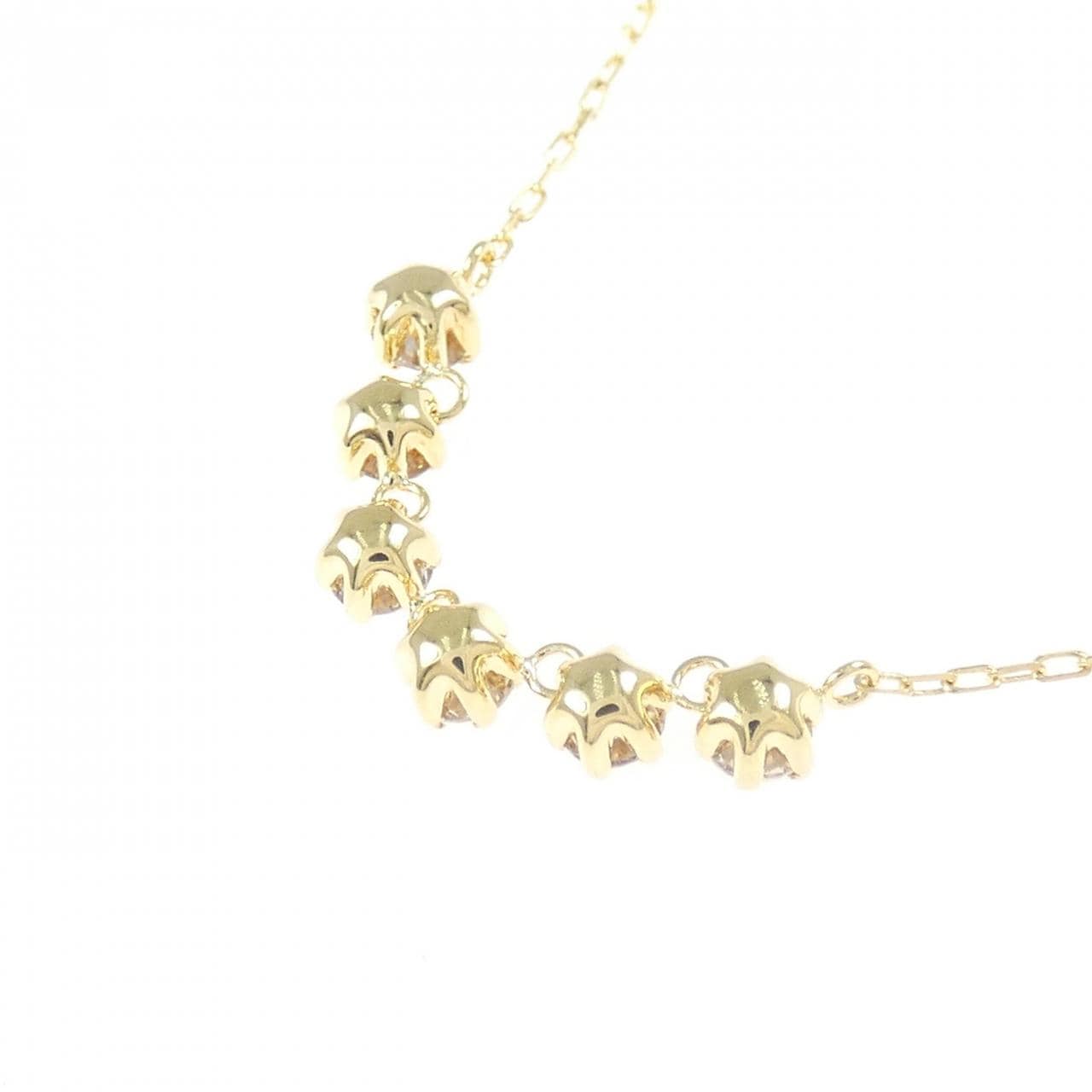 K18YG ダイヤモンド ネックレス 0.50CT