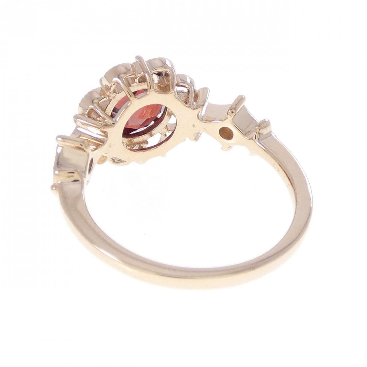K18PG ガーネット リング 1.50CT