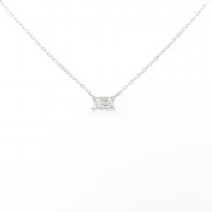 K18WG ダイヤモンド ネックレス 0.20CT