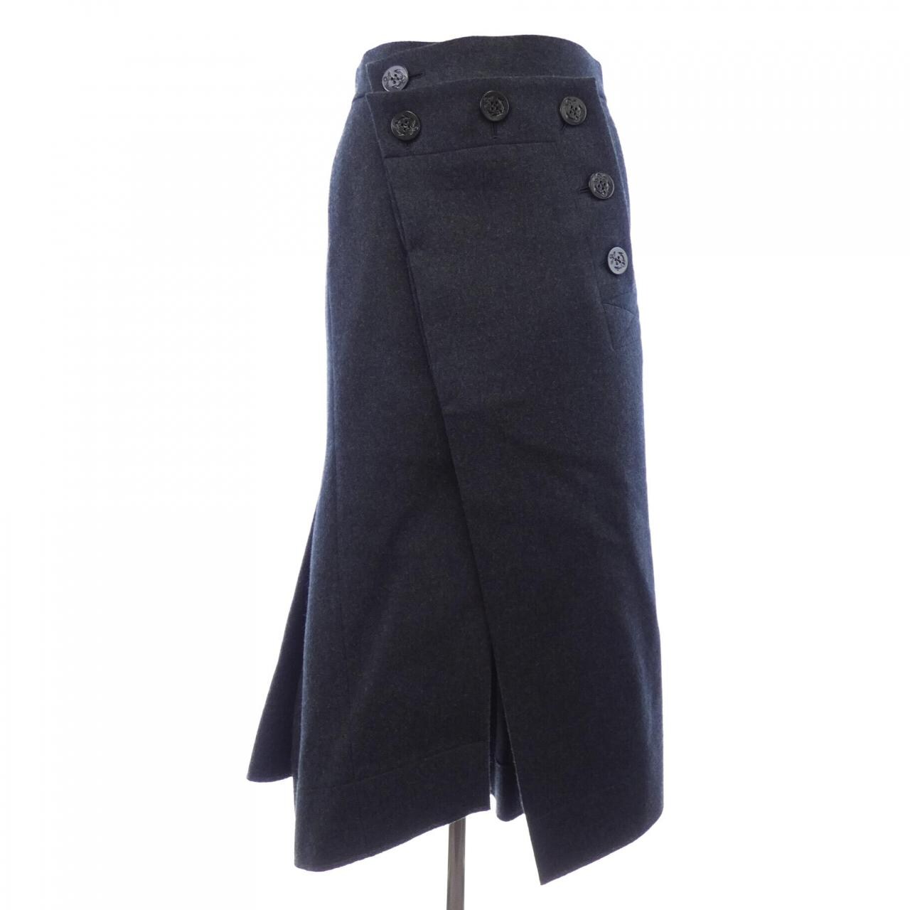 サカイ SACAI WOOL MELTON MIDI 25-08212 スカート