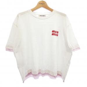 ミュウミュウ MIU MIU MIU MIU ロゴ MJN414 115H Tシャツ