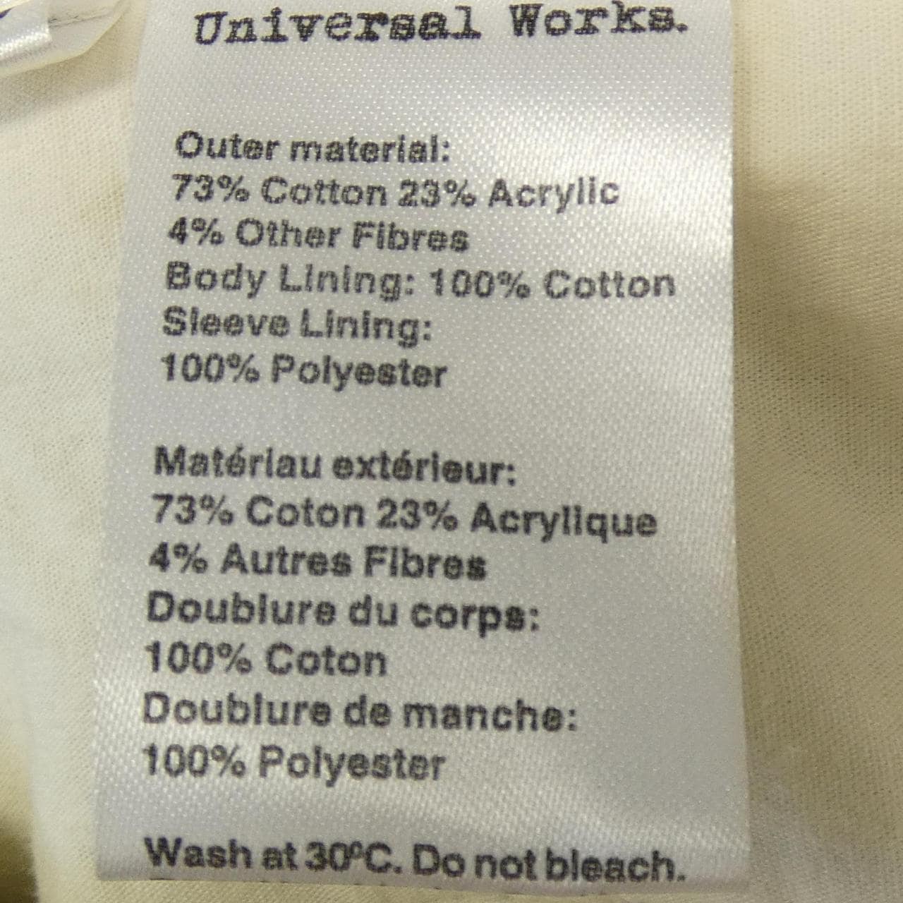 UNIVERSALWORKS コート