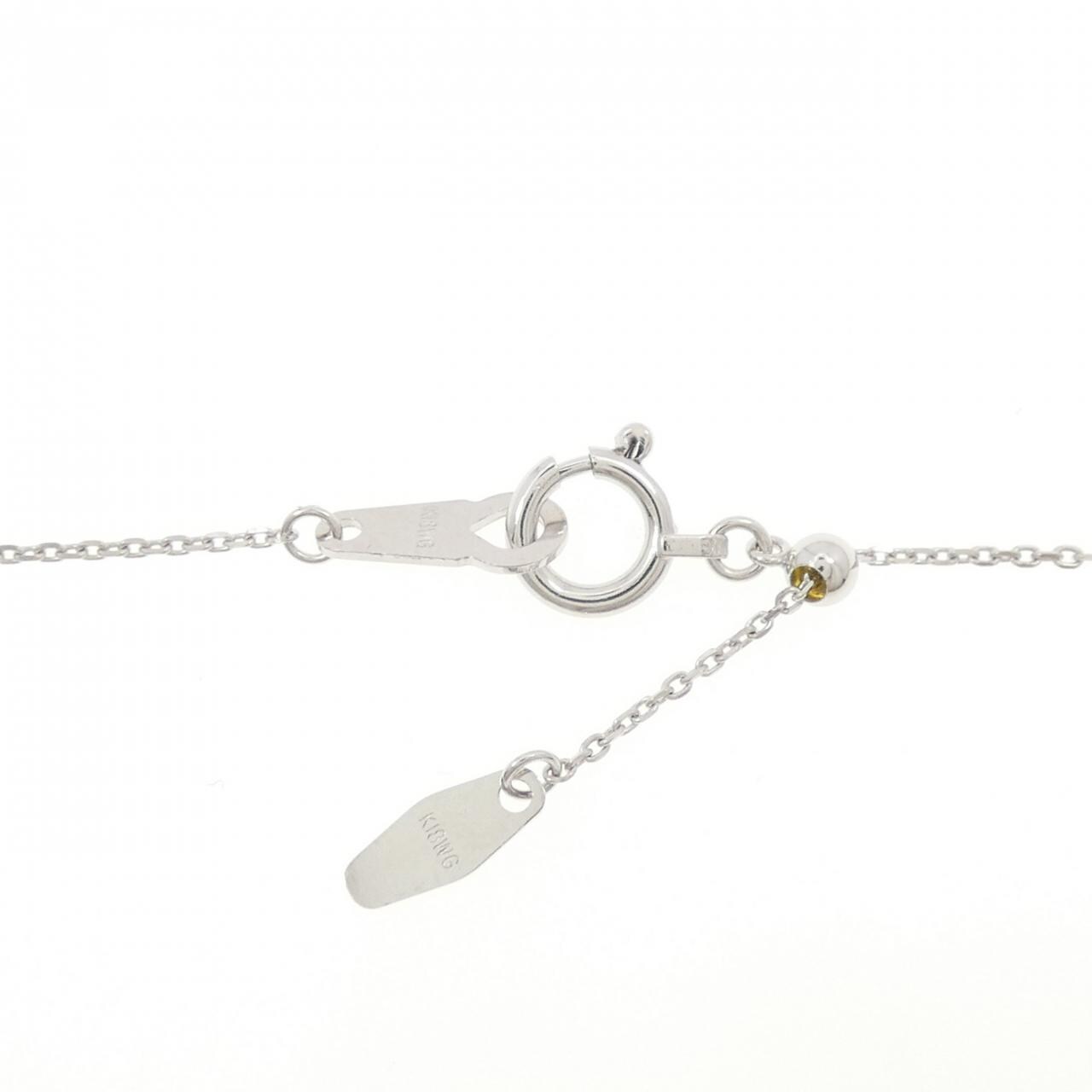 K18WG ダイヤモンド ネックレス 0.50CT
