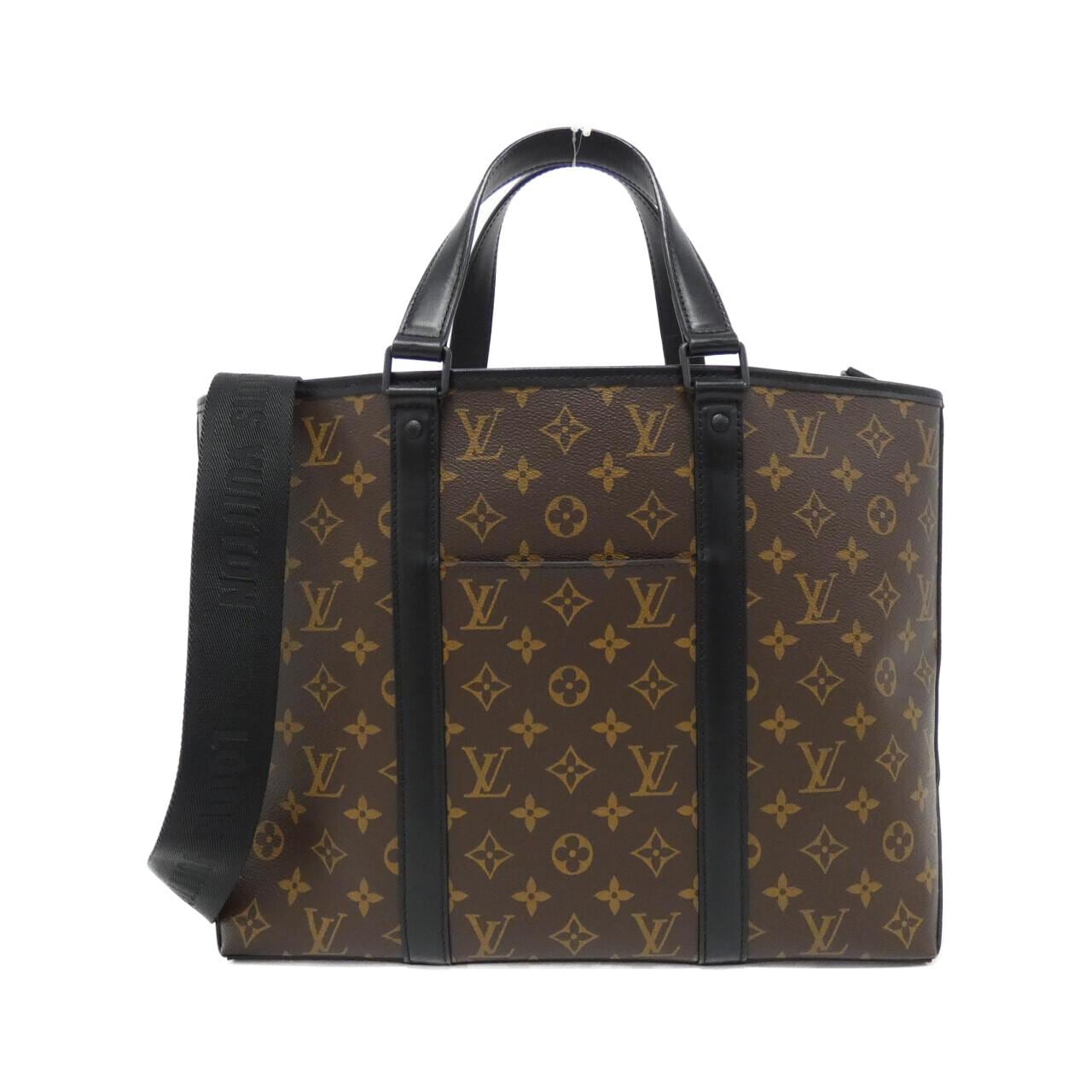 LOUIS VUITTON Monogram Macassar Weekend Tote PM M45734 Bag