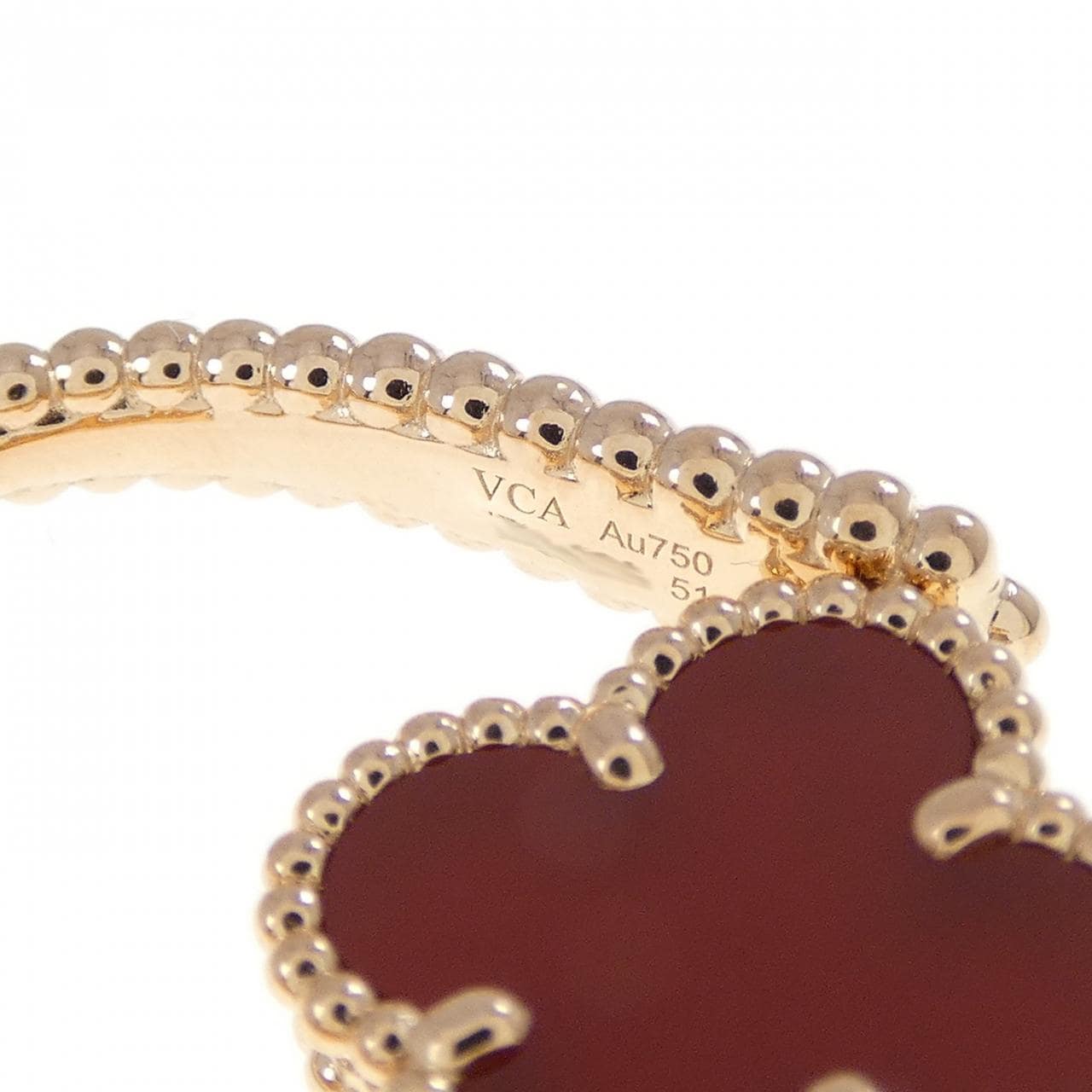 ヴァンクリーフ&アーペル ヴィンテージアルハンブラ リバーシブル リング