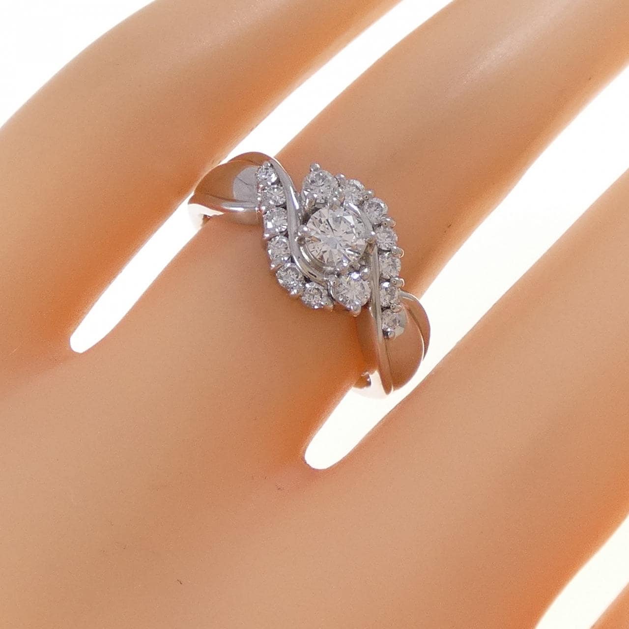 PT900 ダイヤモンド リング 0.24CT