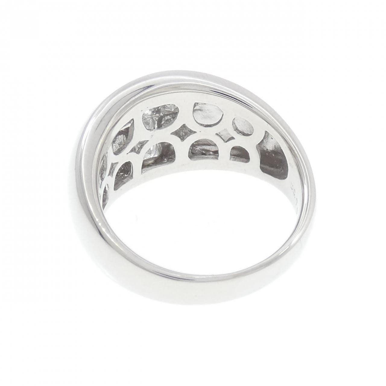 PT900 クロス ダイヤモンド リング 0.70CT