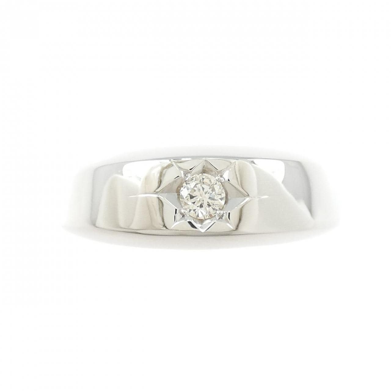【新品】PT900 ダイヤモンド リング 0.10CT