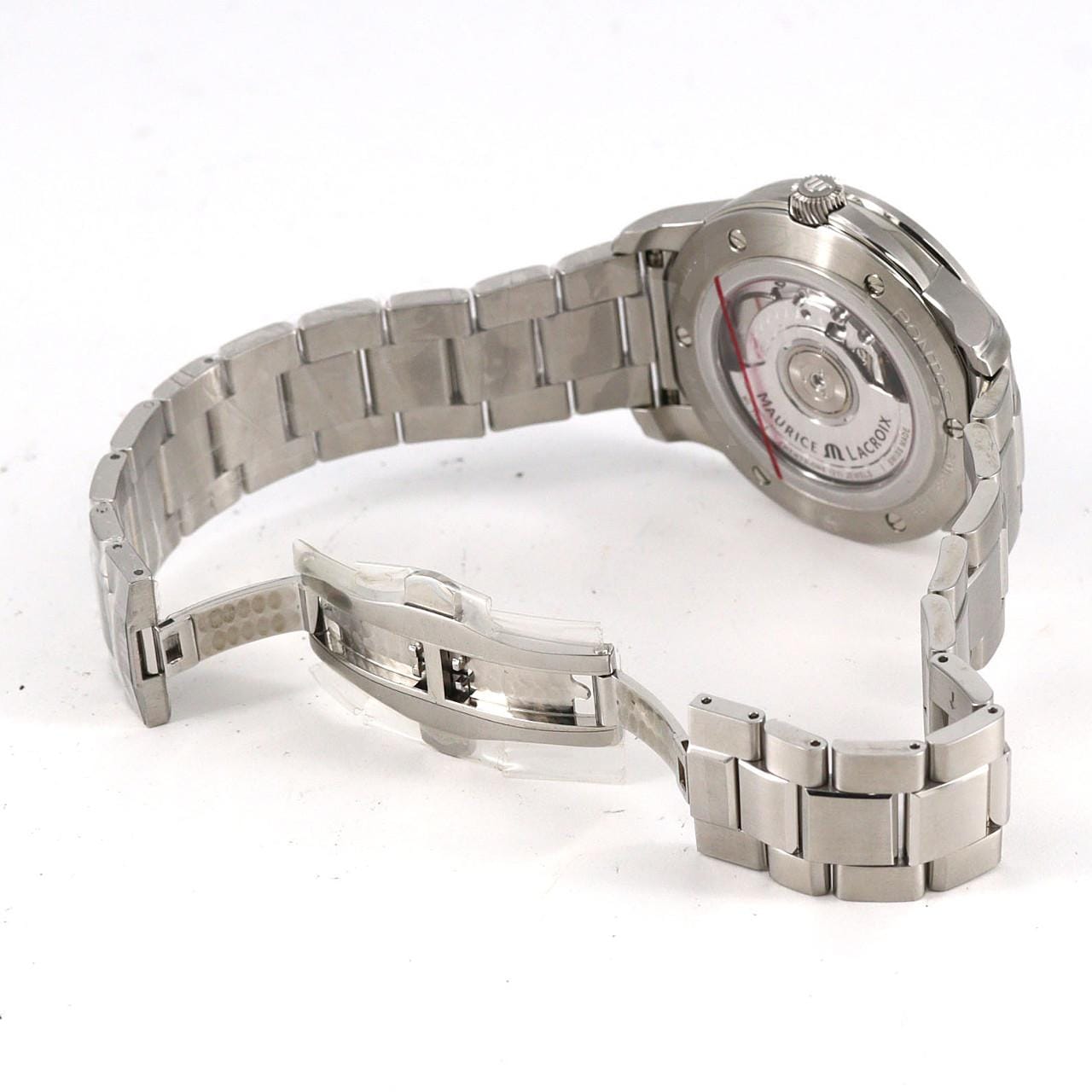 【新品】モーリス･ラクロア ポントスパワーリザーブ PT6368-SS002-330-1 SS 自動巻