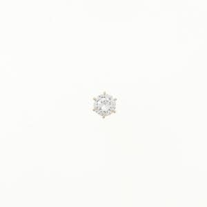 【リメイク】K18YG/ST ダイヤモンド ピアス 0.224CT D VS2 VG 片耳