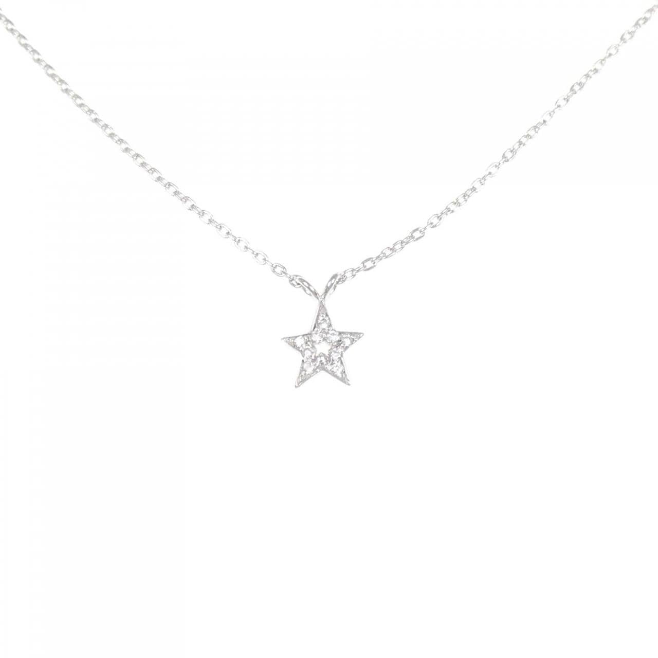 スタージュエリー スター ダイヤモンド ネックレス 0.04CT
