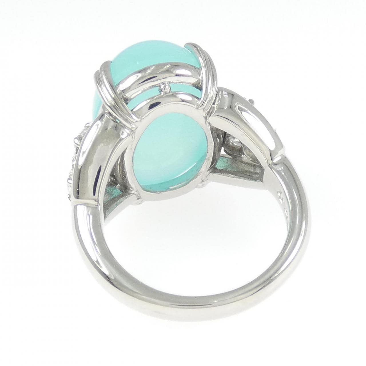 PT900 カルセドニー リング 11.06CT