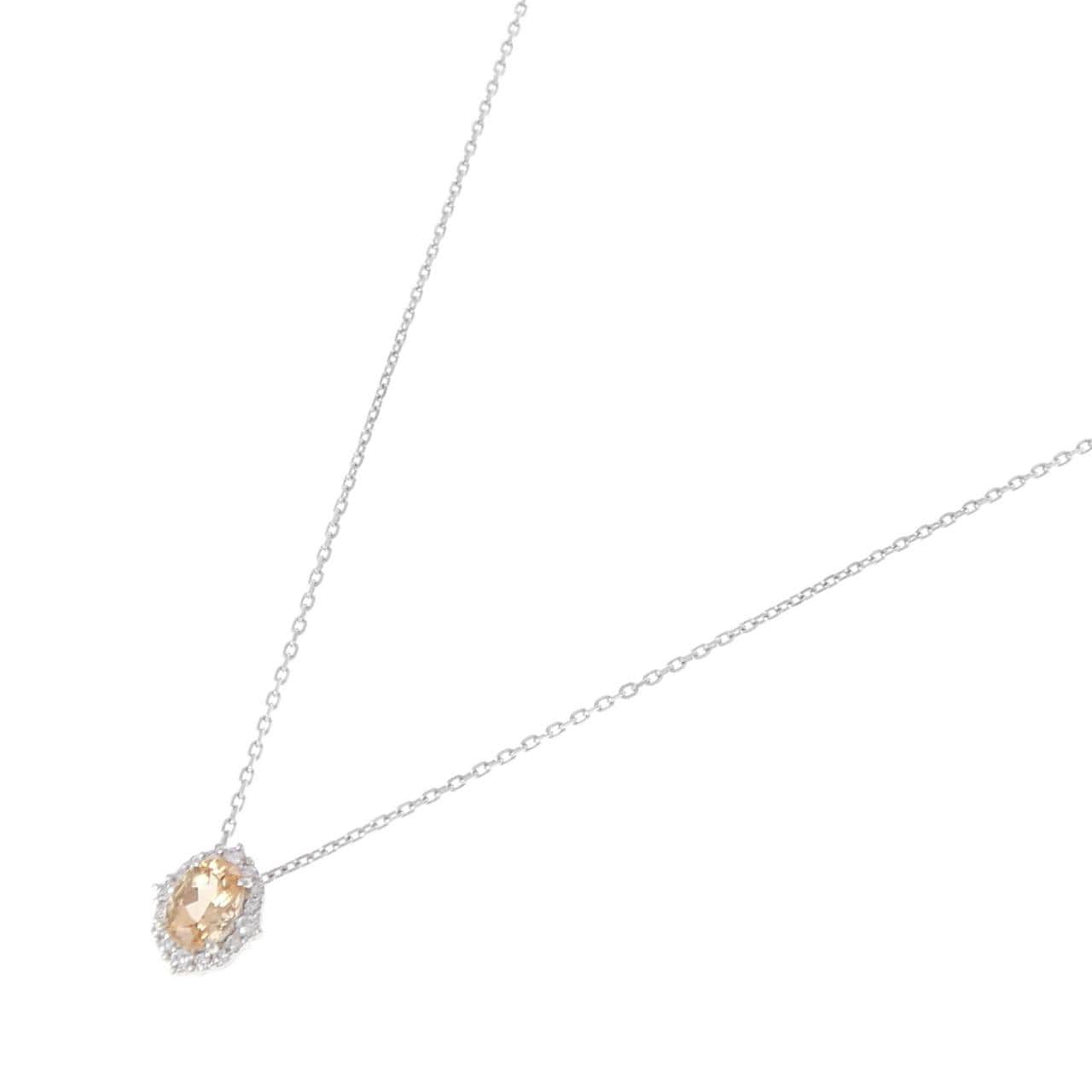 ギンザ タナカ インペリアルトパーズ ネックレス 1.04CT
