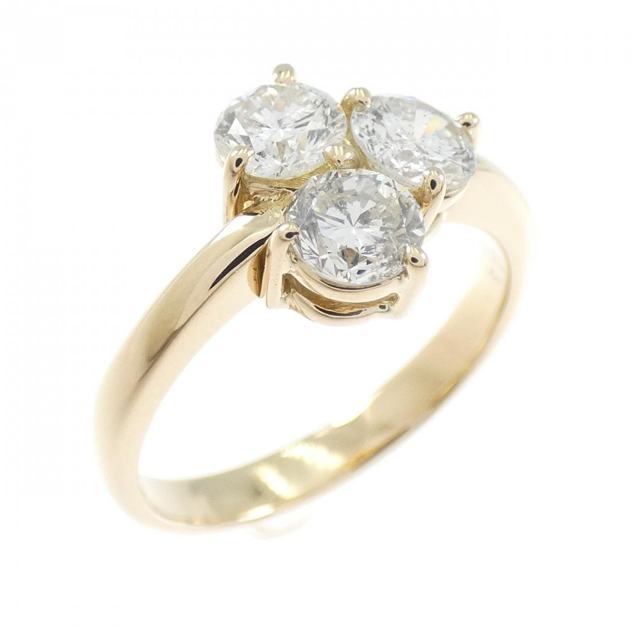 K18YG ダイヤモンド リング 1.03CT