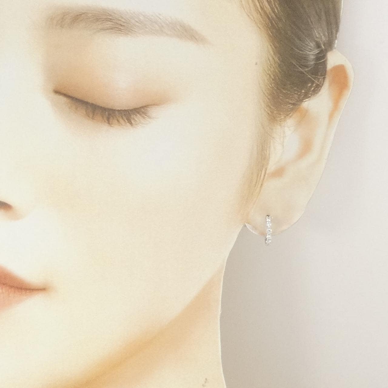 ヴァンドーム ダイヤモンド ピアス 0.15CT 片耳