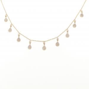 585YG/585PG ダイヤモンド ネックレス