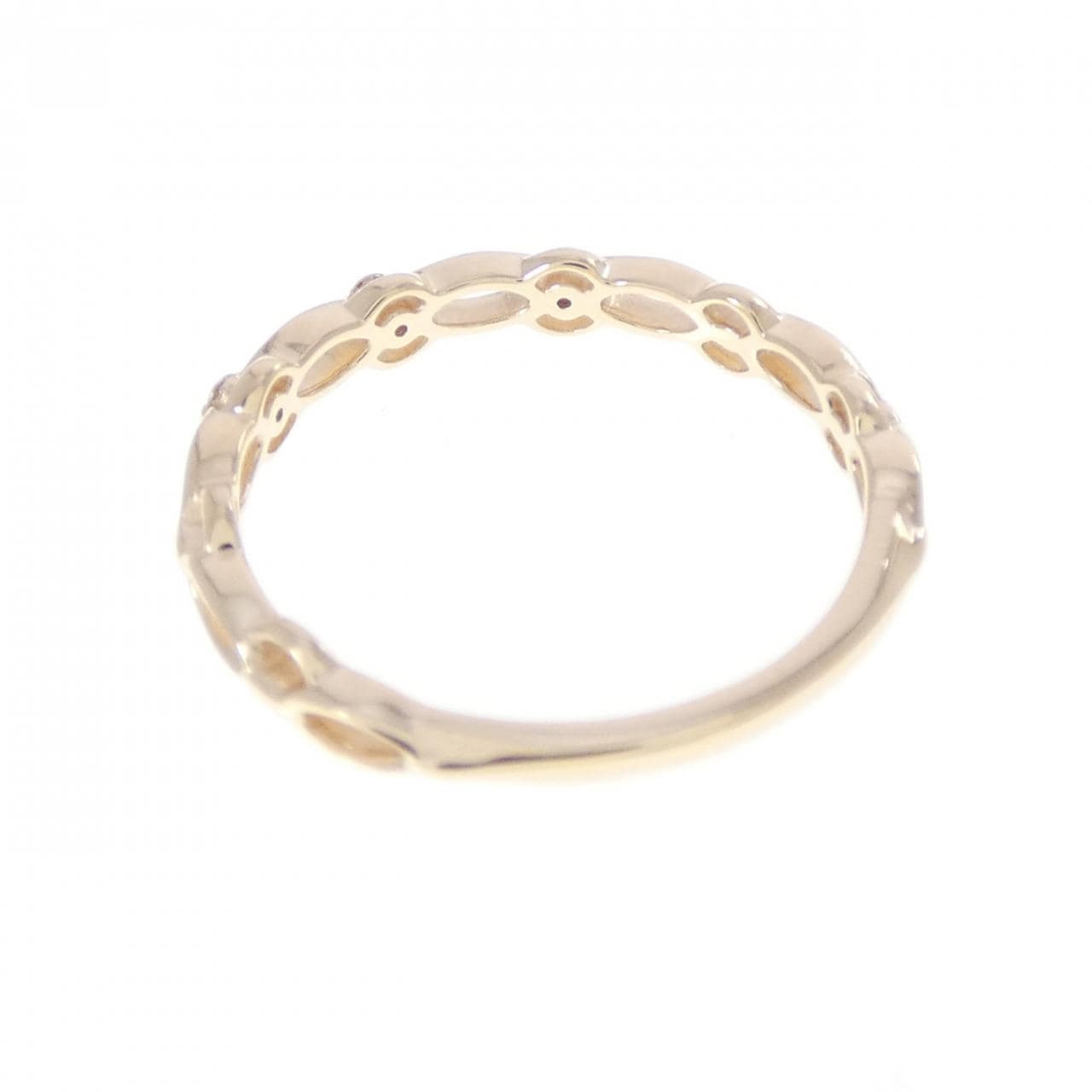 アガット ダイヤモンド ピンキーリング 0.02CT
