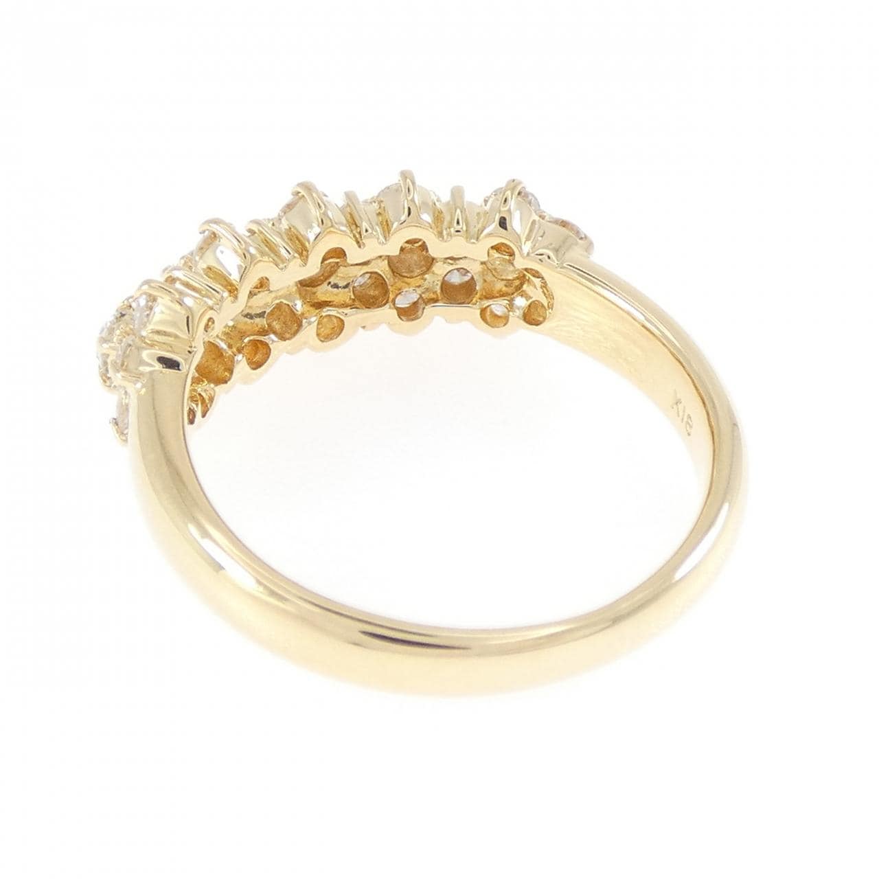 K18YG ダイヤモンド リング 0.73CT