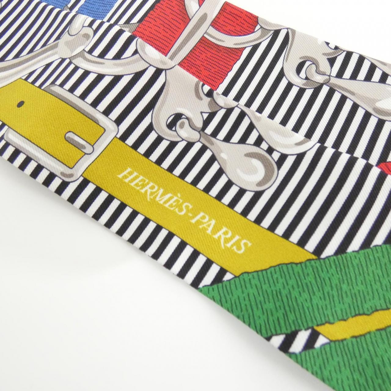【未使用品】エルメス MORS A JOUETS CHEMIES ツイリー 063419S スカーフ