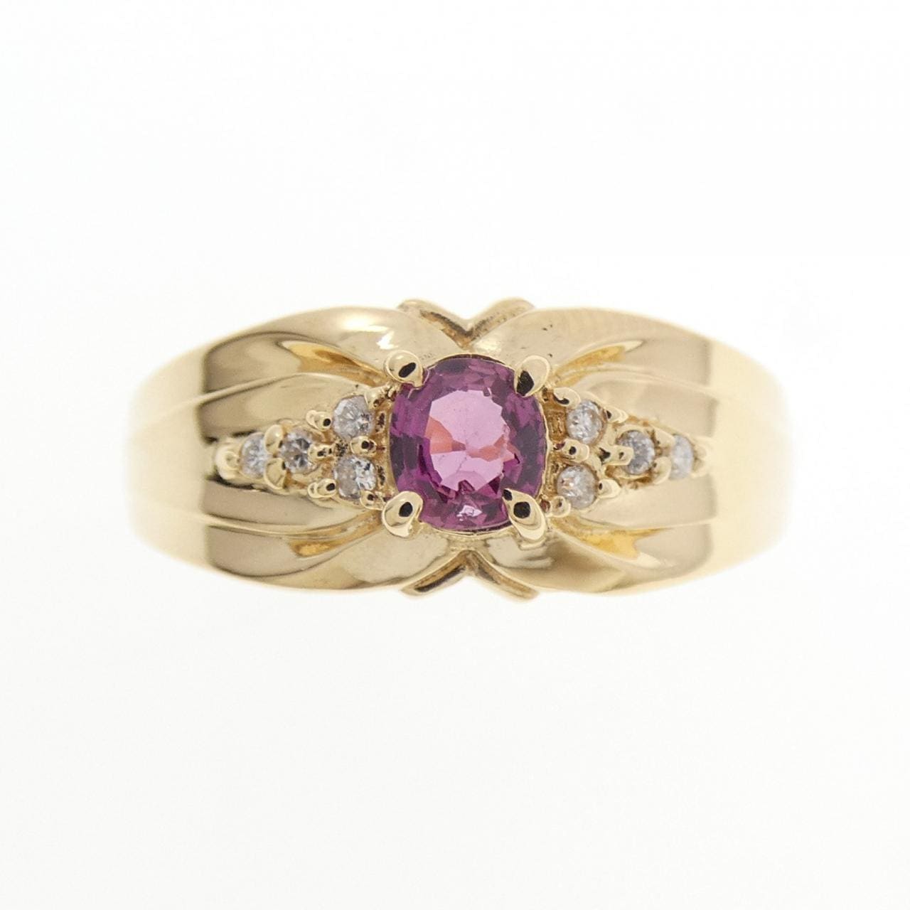 K18YG ルビー リング