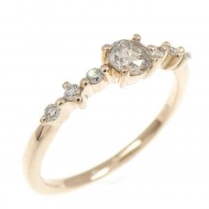 K18PG ダイヤモンド リング 0.30CT