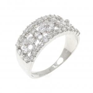 PT900 フラワー ダイヤモンド リング 1.00CT