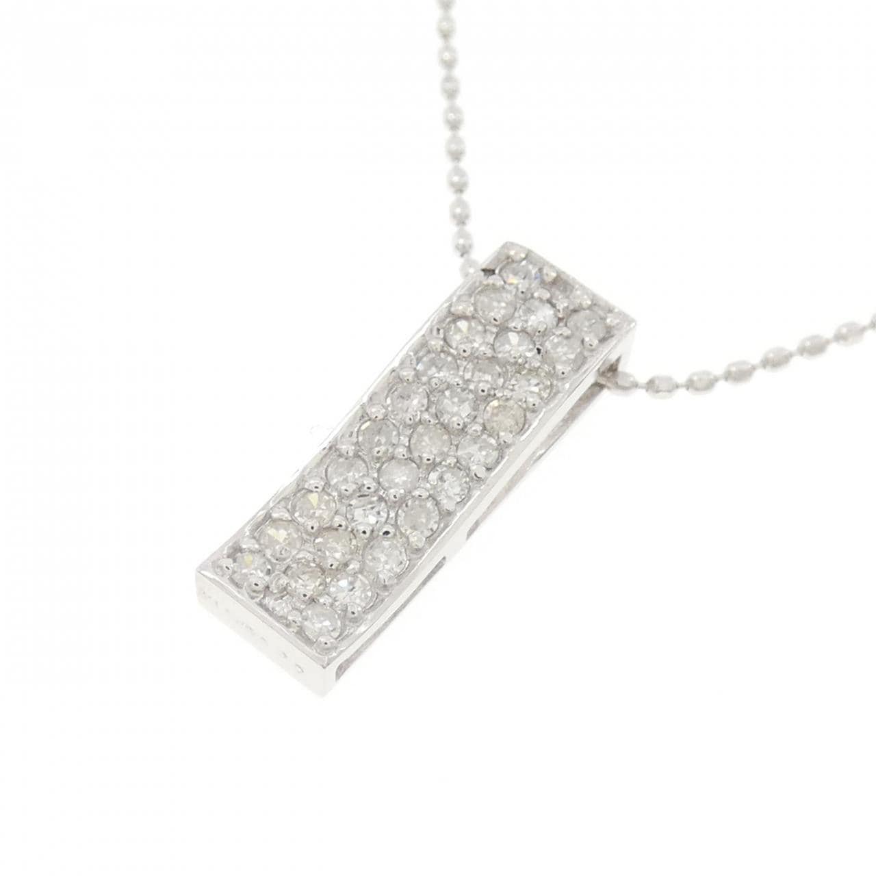 K14WG ダイヤモンド ネックレス 0.20CT
