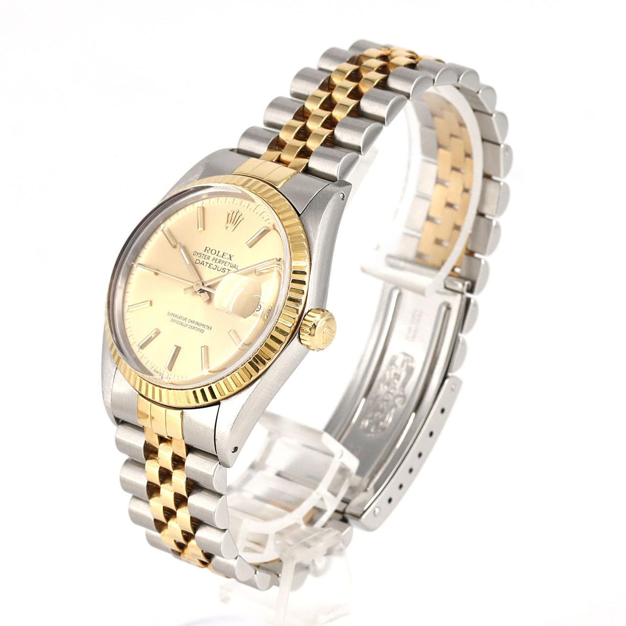 ロレックス デイトジャスト 16013 SSxYG 自動巻 R番